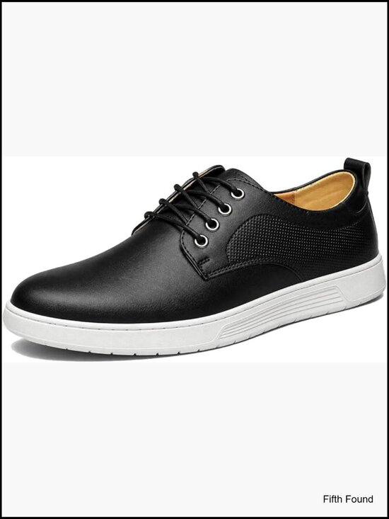 Men\'s Casual Dress Sneakers Oxfords Lace Up Non Slip Lightweight Walking Formal main image 6